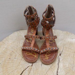 SAM EDELMAN  New Studded Leather Sandals Sz 9 NWOT